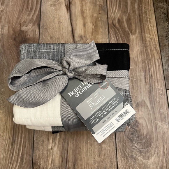 NEW Better Homes & Gardens Black Buffalo Plaid Cotton, Standard Sham (2 Counts) - Picture 7 of 7